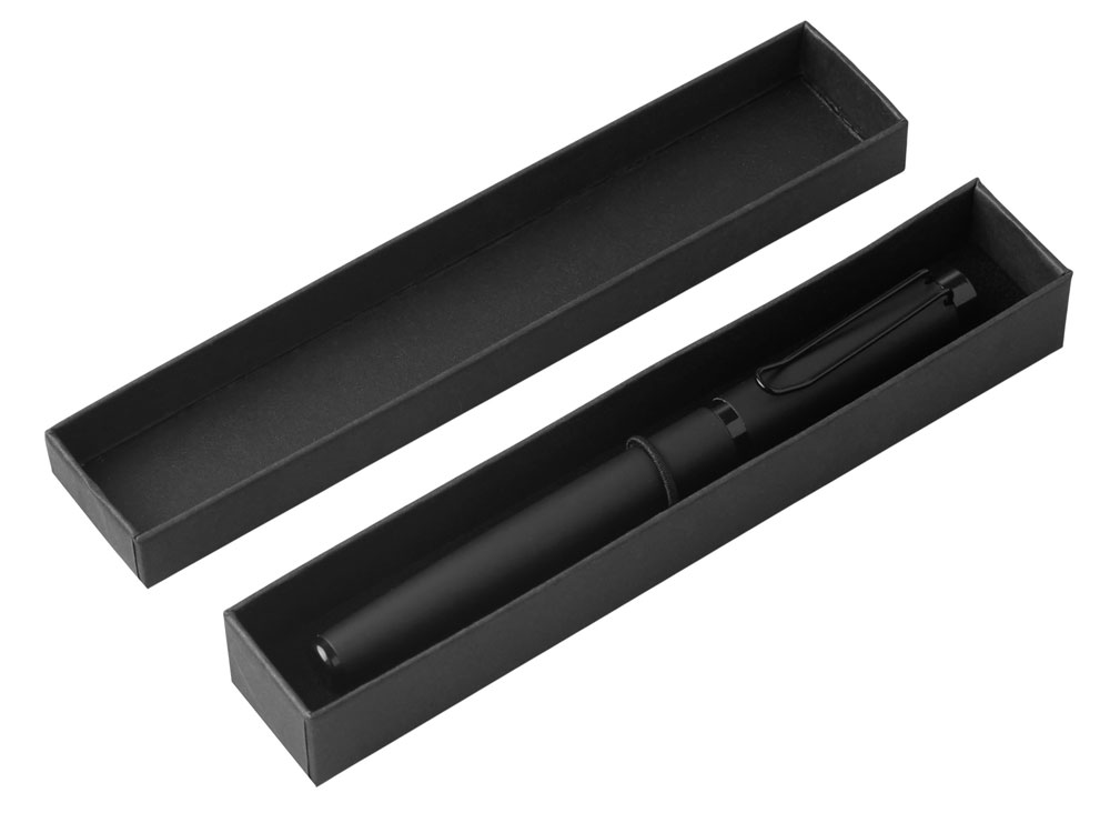 Металлическая ручка роллер Black Lama soft-touch