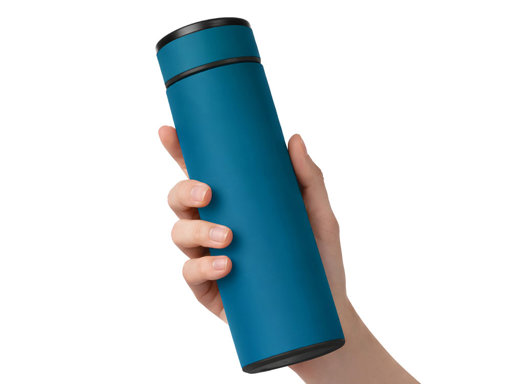 Термос Confident с покрытием soft-touch