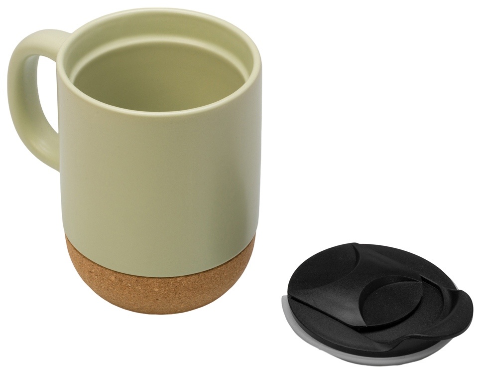 Кружка с пробковым дном и крышкой Denpasar