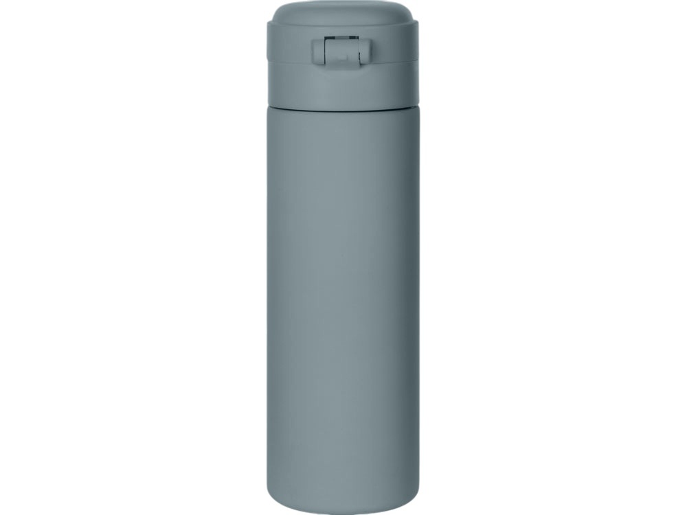 Вакуумная термокружка c кнопкой Guard, soft-touch, 400 мл, тубус