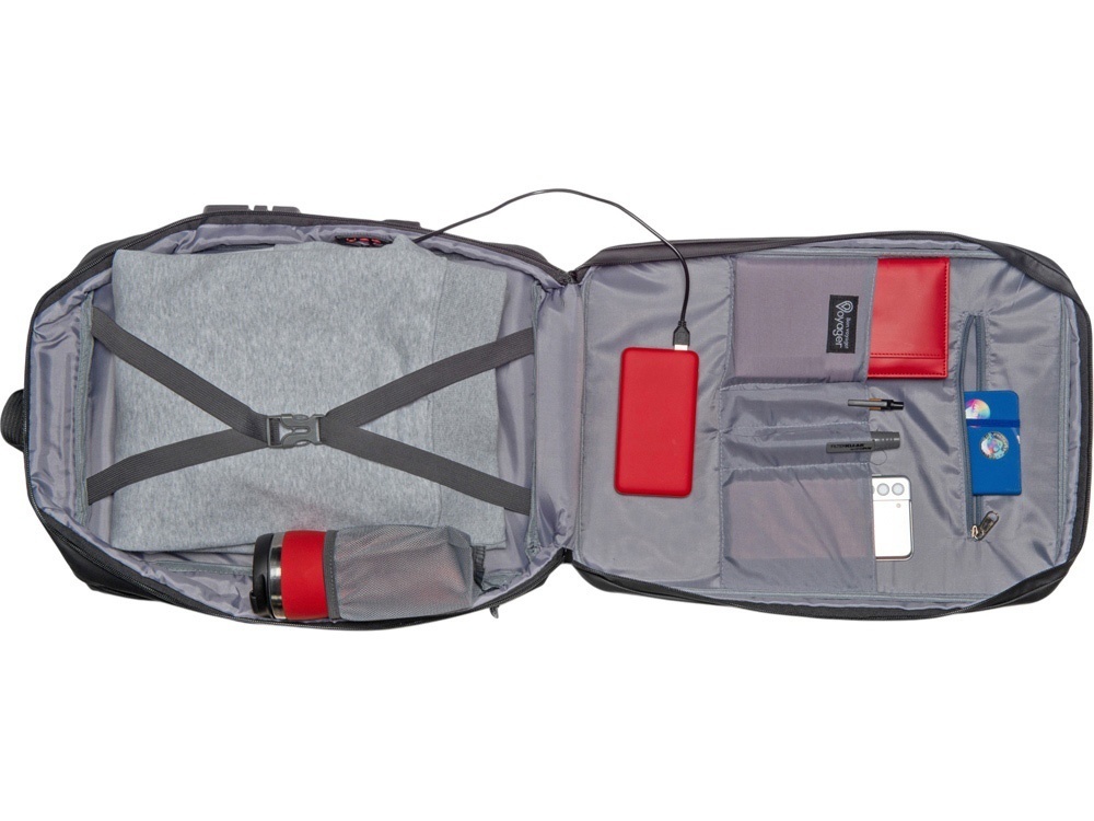 Антикражный рюкзак Sheller для ноутбука 17.3  с пластиковой поверхностью