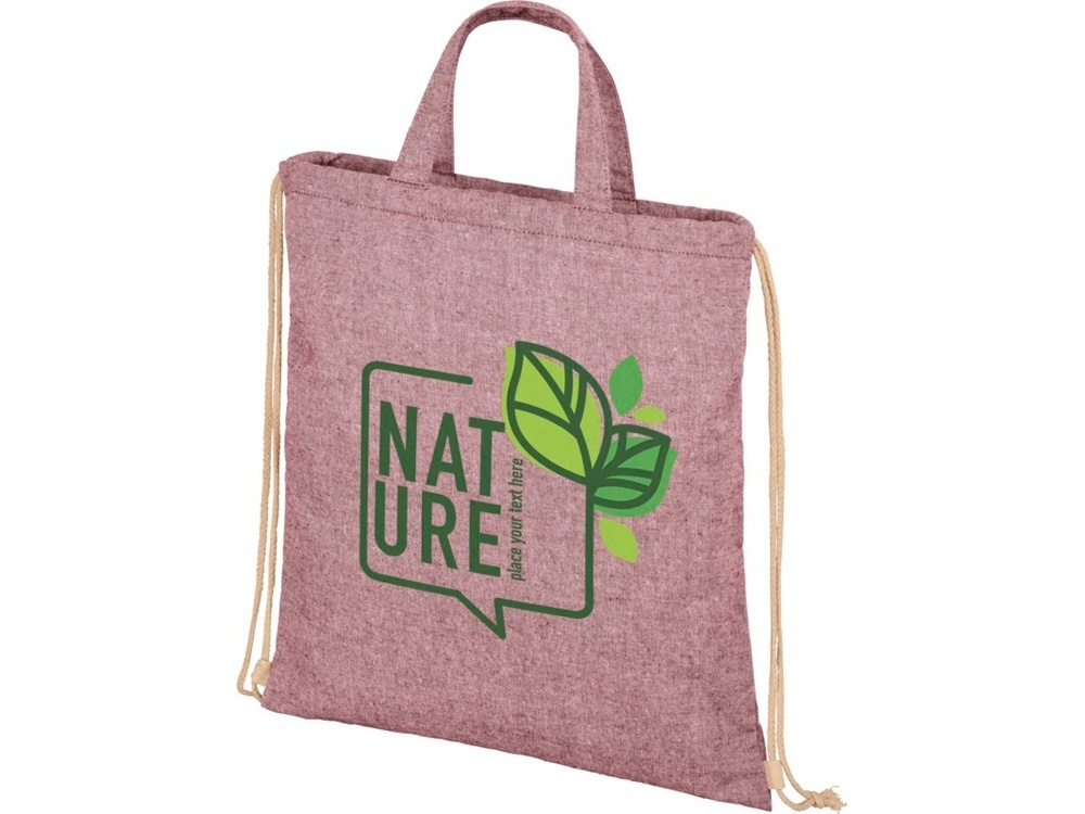 Сумка-рюкзак Pheebs из переработанного хлопка, 210 г/м²