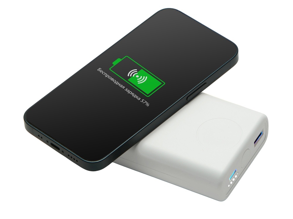 Внешний беспроводной аккумулятор 2-в-1 с функцией зарядки Apple Watch, QC/PD AtomIQ, 10000 мАч