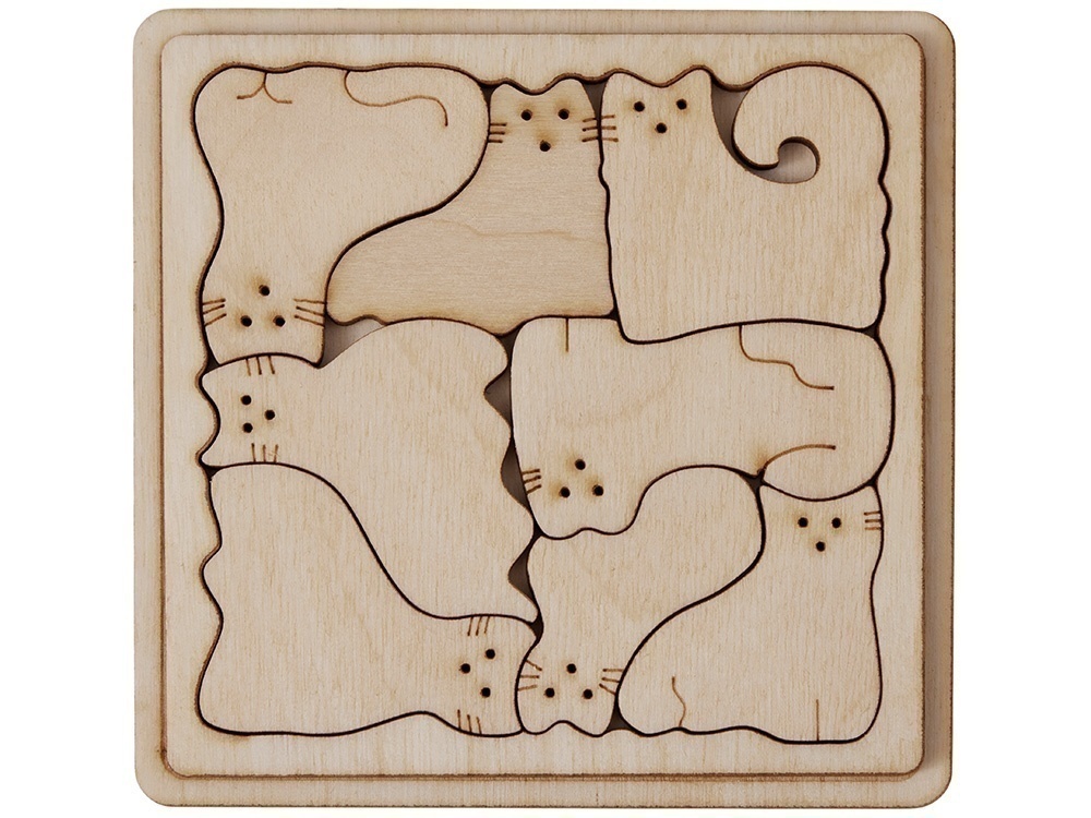 Деревянная головоломка Catgram
