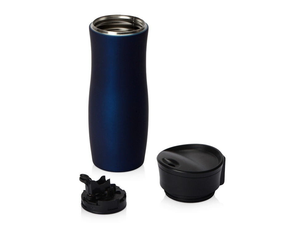 Вакуумная герметичная термокружка Streamline с покрытием soft-touch, тубус