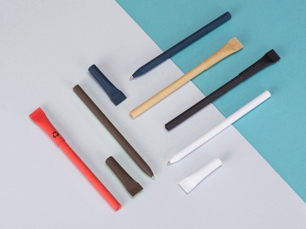 Ручка из переработанной бумаги с колпачком Recycled