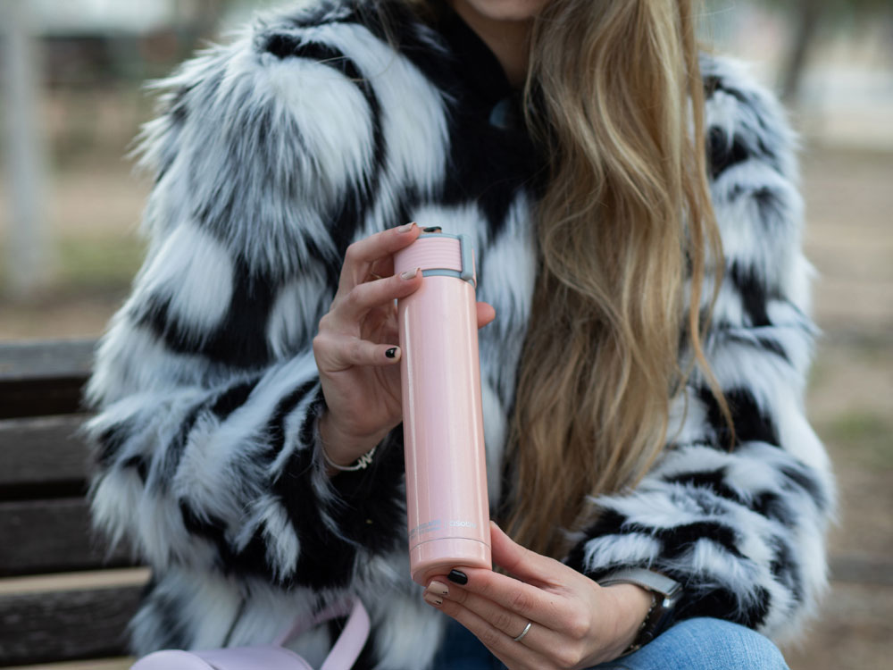 Вакуумный термос с петелькой SKINNY MINI, 230 мл