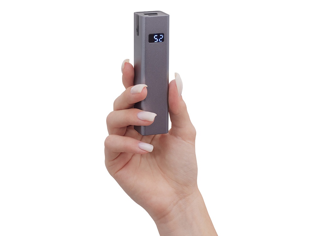 Внешний аккумулятор Rail c дисплеем, 5000 mAh