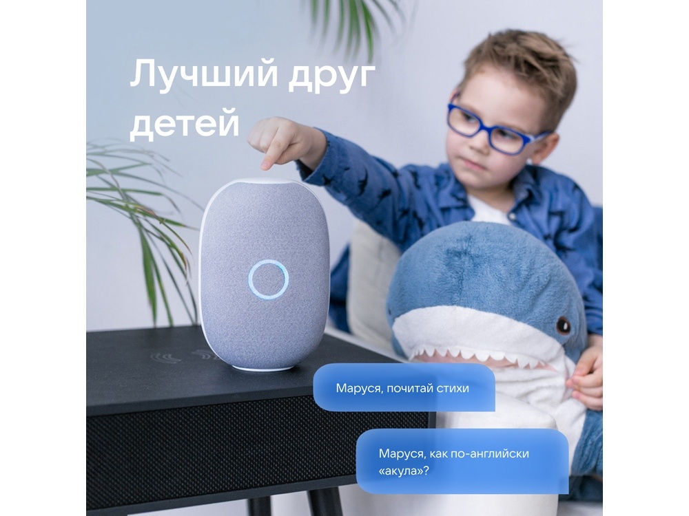 Умная колонка VK Капсула с голосовым помощником Марусей, 30 Вт