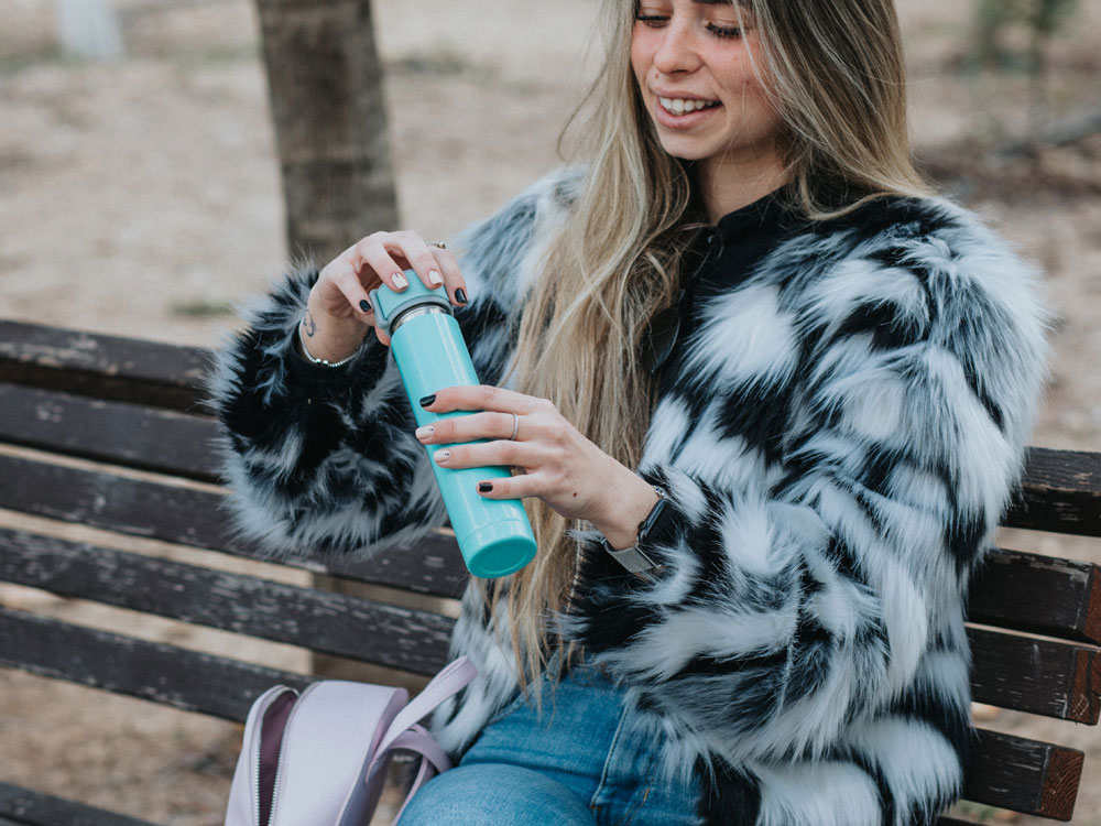 Вакуумный термос с петелькой SKINNY MINI, 230 мл