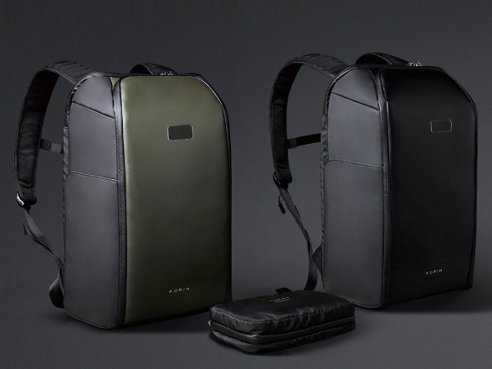 Водостойкий антикражный рюкзак FlipPack для ноутбука 15.6