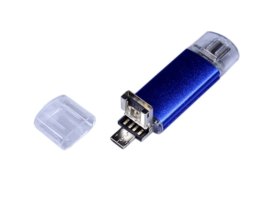 Флеш-накопитель 32 Гб с интерфейсами USB 3.0, micro USB и Type-C