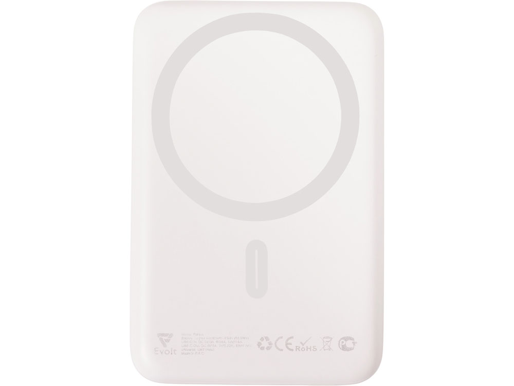 Магнитный внешний беспроводной аккумулятор Polarix, QC/PD, 10000 мАч