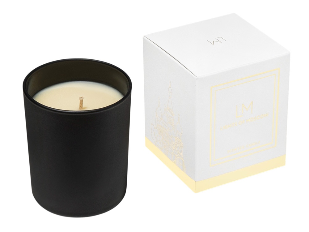 Ароматическая свеча в черном стакане Mystery, коллекция Exclusive, 250 мл