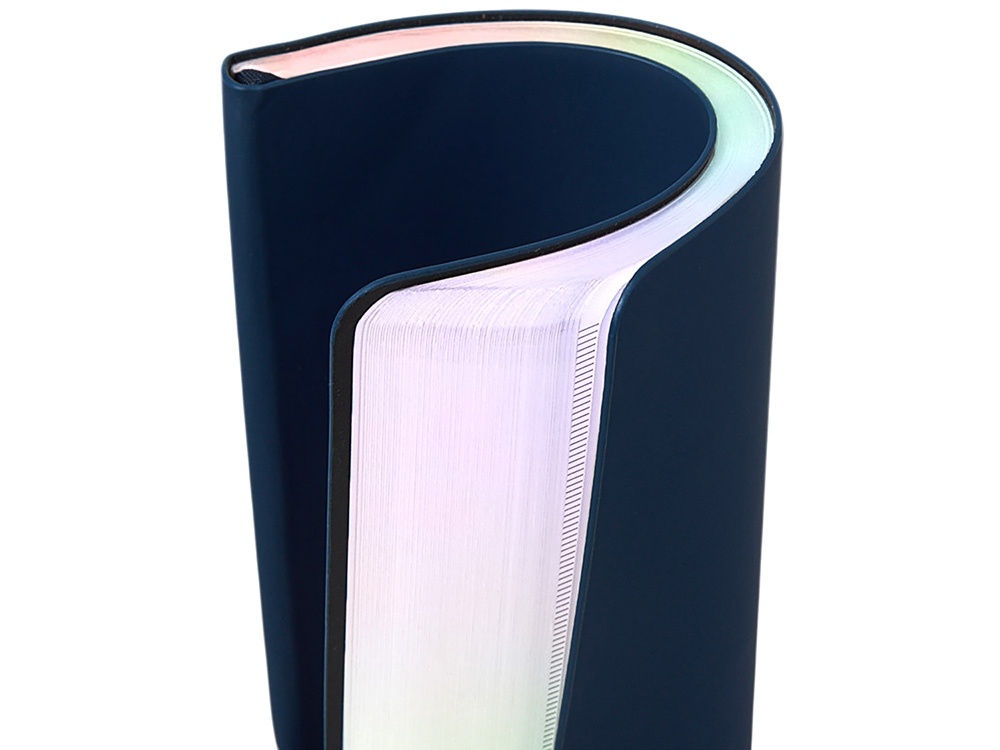 Блокнот А5 в гибкой обложке Fellini с голографическим срезом