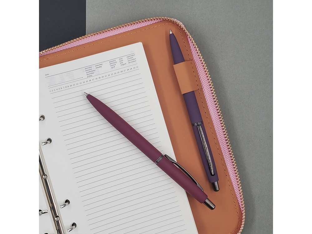 Ручка металлическая шариковая San Remo, софт-тач