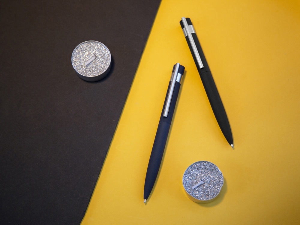 Ручка шариковая металлическая Matteo soft-touch