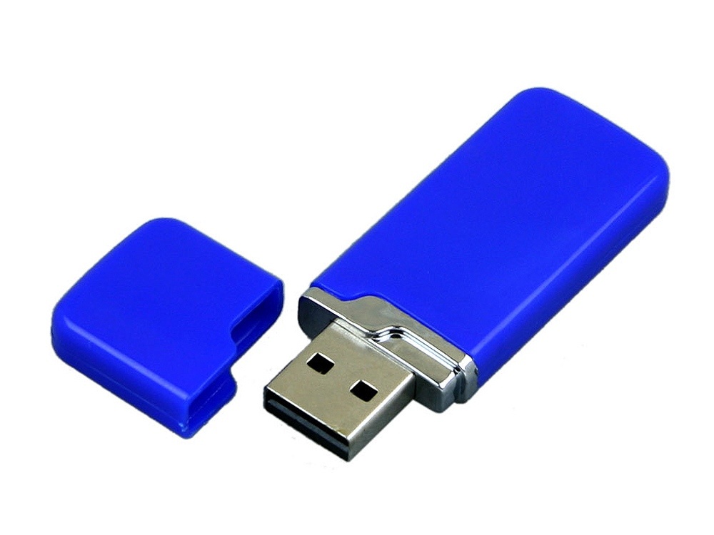 Флеш-накопитель USB 2.0 объемом 8 ГБ с уникальным колпачком