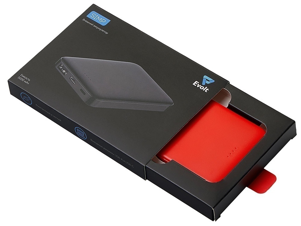 Внешний аккумулятор Simp, 5000 мАч