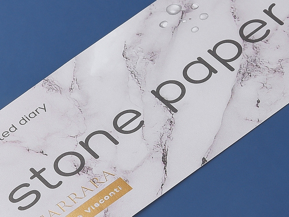 Ежедневник с каменной бумагой недатированный А5 Carrara