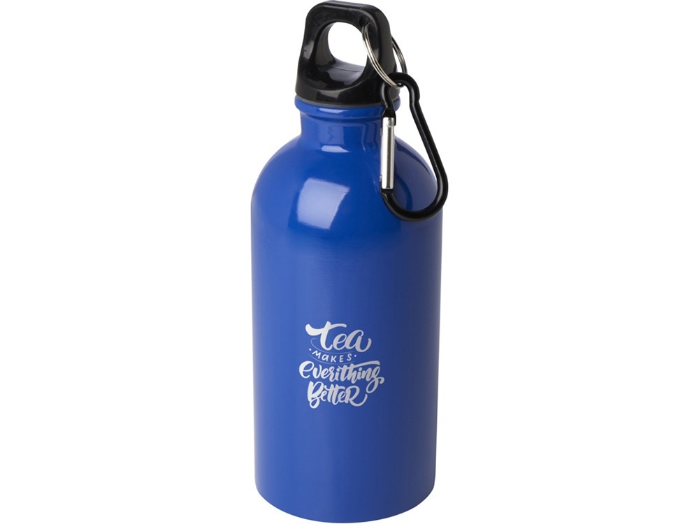 Одностенная бутылка для воды с карабином Oregon, 400 мл