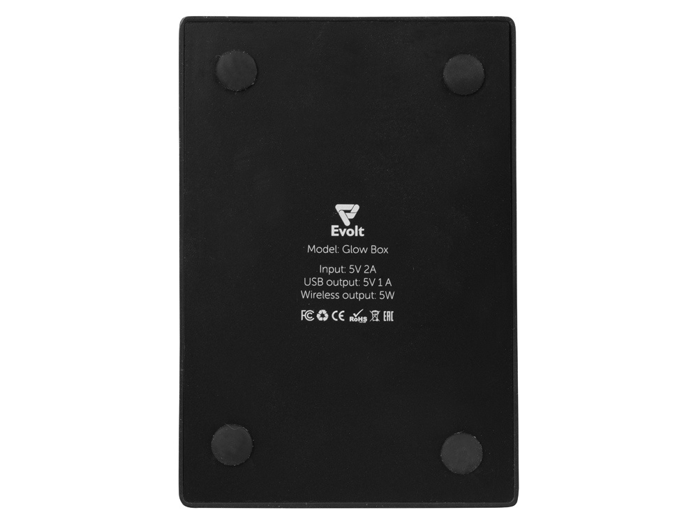 Настольное беспроводное зарядное устройство Glow Box