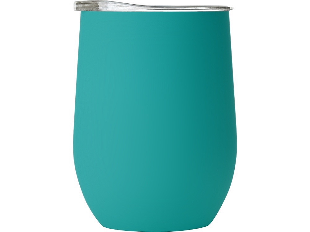 Вакуумная термокружка Sense Gum, непротекаемая крышка, soft-touch