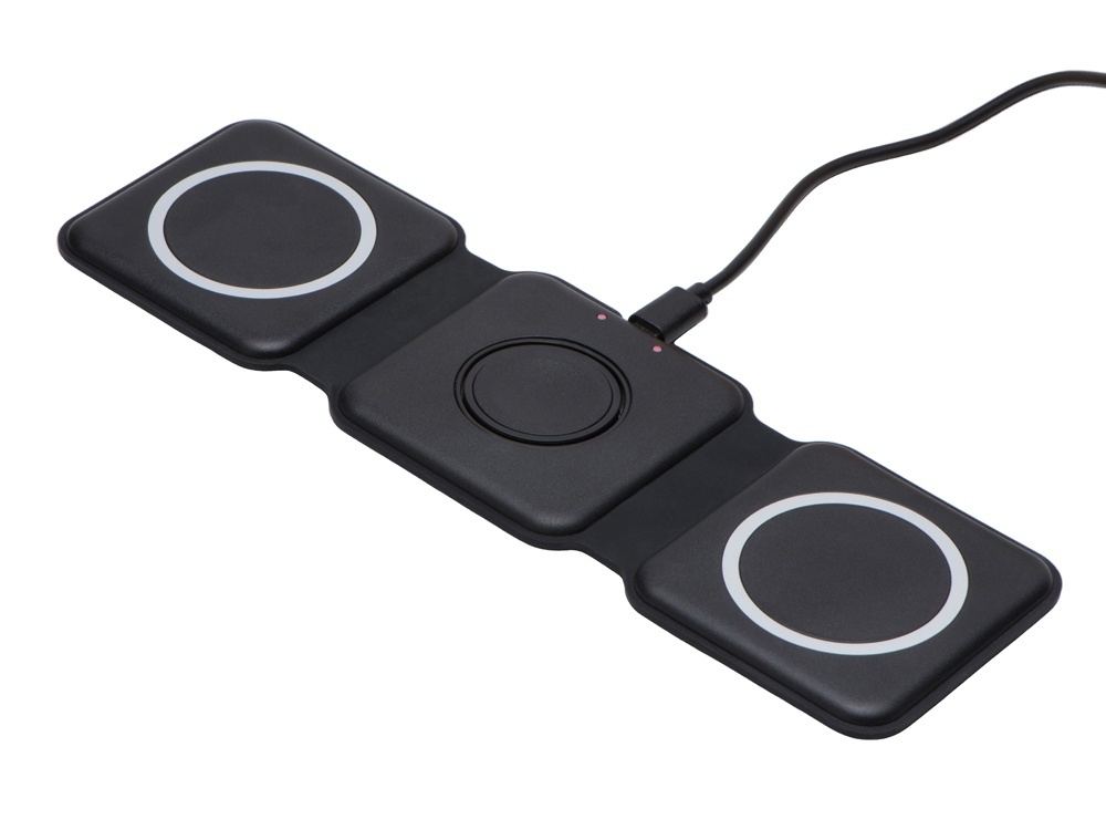 Беспроводное зарядное устройство 3-в-1 Road, 15 Вт